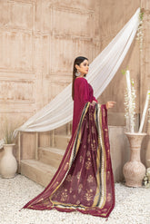 Semi-Unstitched ILONA Fancy Embroidered Collection by Tawakkal D-9584